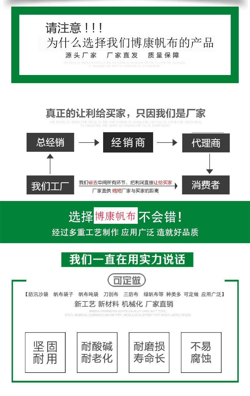博康帆布的优势