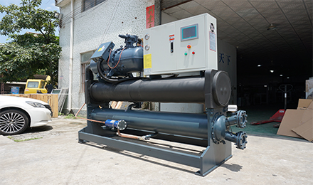 冷水机中冷凝器压力的调节方法